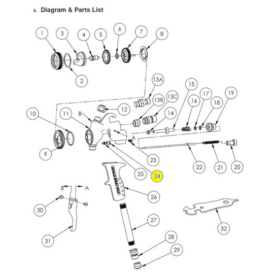 Apollo A7700 Gun Gland Seal – A7527