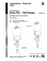 Graco PTFE Packings Repair Kit Dura-flo 750
