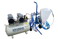 VS36 Diaphragm Pump And Compressor Package Low Pressure Fine Finish