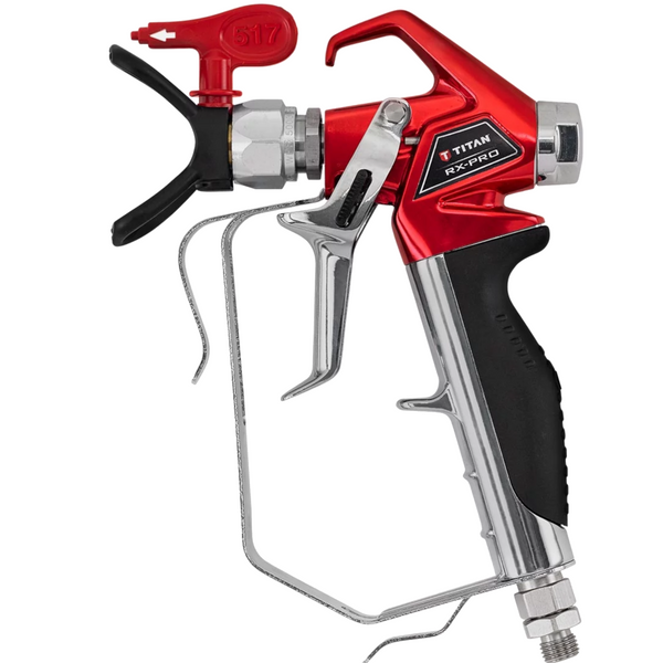 NEW Titan 0538020 RX-Pro Red Series Airless Spray Gun With 517 Tip & Guard